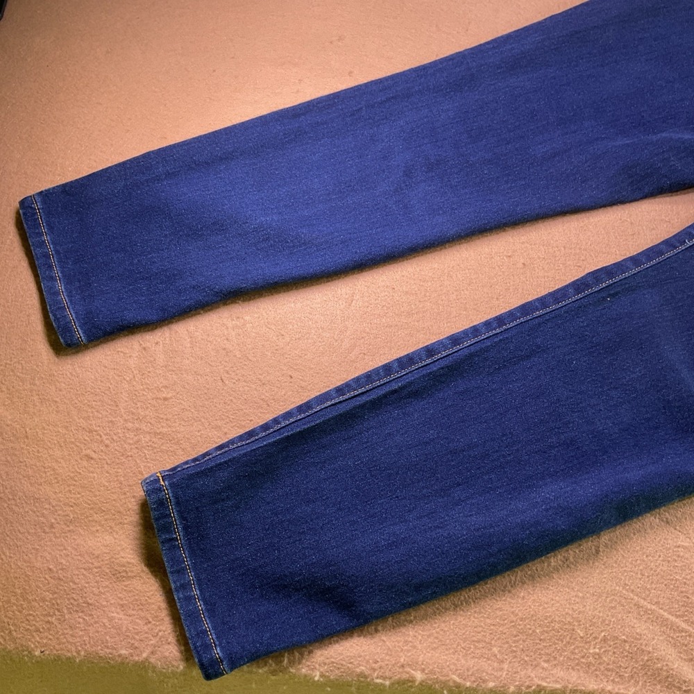 Michael Kors Womens Skinny Jeans Dark Wash Denim Blue Size 14 W36X29L - Picture 11 of 13